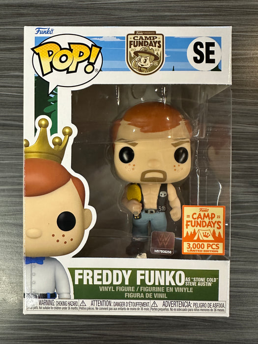 Funko POP! Camp Fundays: Freddy Funko As "Stone Cold" Steve Austin (2023 Camp Fundays)(3,000PCS) #SE