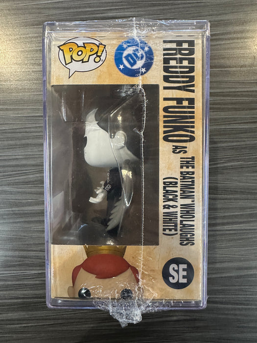 Funko POP! 2026 Fundays Quest For The Grail: Freddy Funko as The Batman Who Laughs [Black & White] (Funko Legendary/Show Edition)(1000 PCS)(Damaged Box) #SE