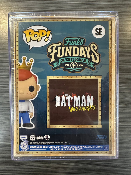 Funko POP! 2026 Fundays Quest For The Grail: Freddy Funko as The Batman Who Laughs [Black & White] (Funko Legendary/Show Edition)(1000 PCS)(Damaged Box) #SE