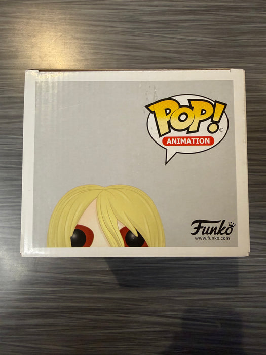 Funko POP! Animation: Attack on Titan - Female Titan (Signed/Lauren Landa/JSA)(Damaged Box*) #233