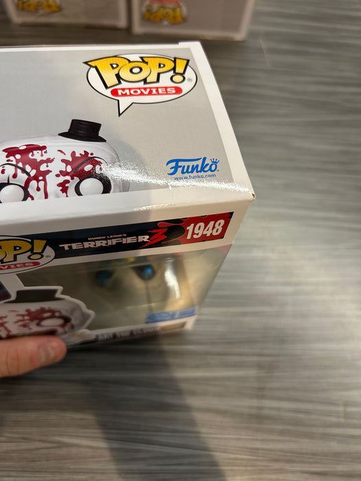 Funko POP! Movies: Terrifier 3 - Art The Clown (Entertainment Earth/Funko Sticker)(Blacklight CHASE)(Damaged Box) [C] #1948