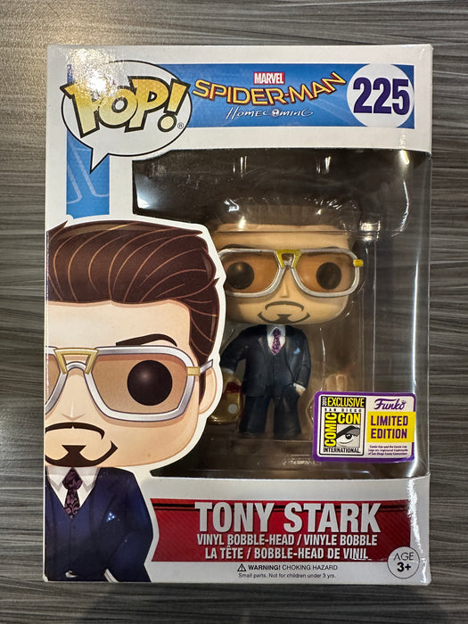 Funko POP! Marvel: Spider-Man Homecoming - Tony Stark (2017 SDCC)(Damaged Box*) #225
