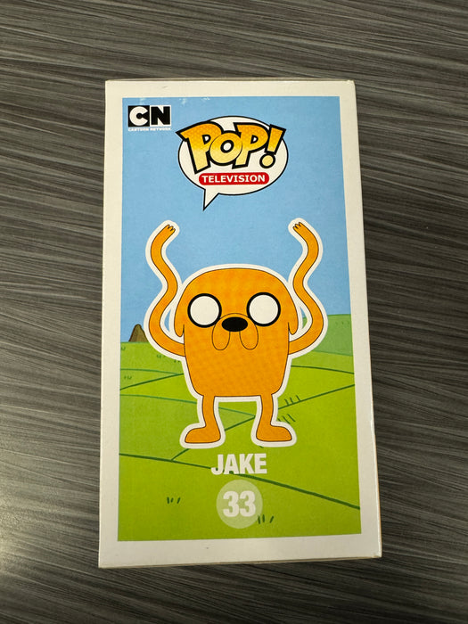 Funko POP! Animation: Adventure Time - Jake (Toy Wars)(Flocked)(Damaged Box) #33