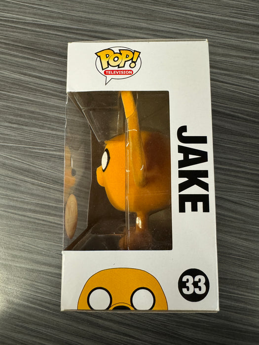Funko POP! Animation: Adventure Time - Jake (Toy Wars)(Flocked)(Damaged Box) #33