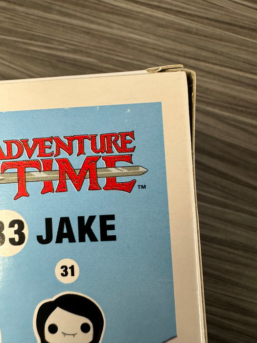 Funko POP! Animation: Adventure Time - Jake (Toy Wars)(Flocked)(Damaged Box) #33
