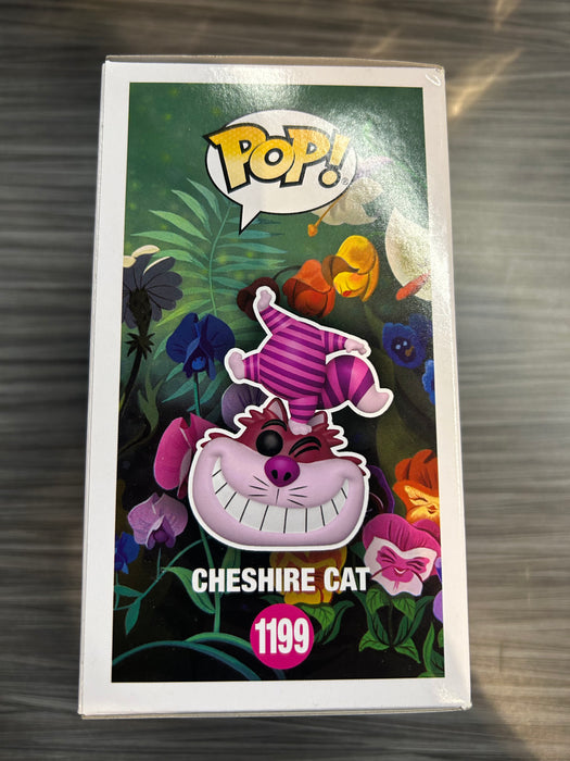 Funko POP! Disney: Alice In Wonderland - Cheshire Cat (GiTD)(Flocked)(CHASE)(Pop In A Box)(Damaged Box)[B] #1199
