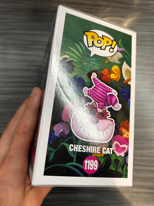 Funko POP! Disney: Alice In Wonderland - Cheshire Cat (GiTD)(Flocked)(CHASE)(Pop In A Box)(Damaged Box)[B] #1199