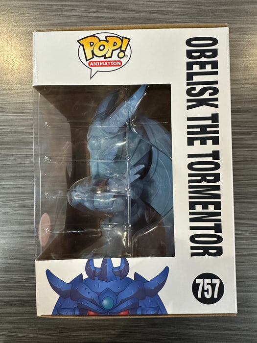 Funko POP! Animation: Yu-Gi-Oh! - Obelisk The Tormentor (GameStop Round Sticker)(Damaged Box) [D] #757
