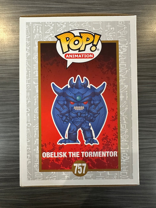 Funko POP! Animation: Yu-Gi-Oh! - Obelisk The Tormentor (GameStop Round Sticker)(Damaged Box) [D] #757