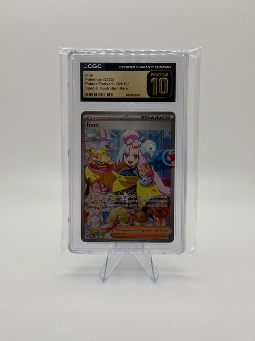 2023 POKEMON Paldea Evolved Iono #269 [CGC PRISTINE 10]