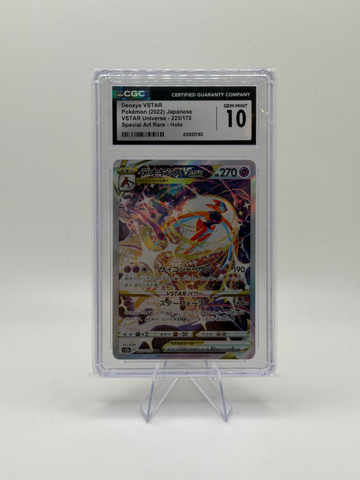 2022 POKEMON VSTAR UNIVERSE  Deoxys VSTAR #223 [CGC GEM MINT 10]