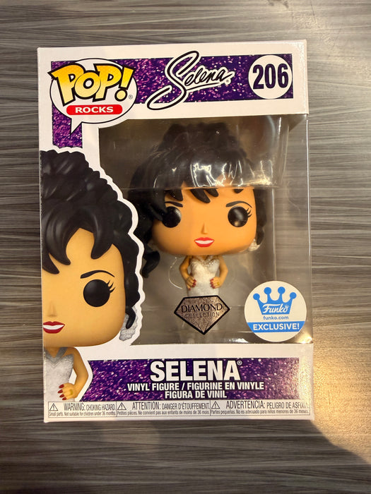 Funko POP! Rocks: Selena (Diamond)(Funko)(Damaged Box) #206