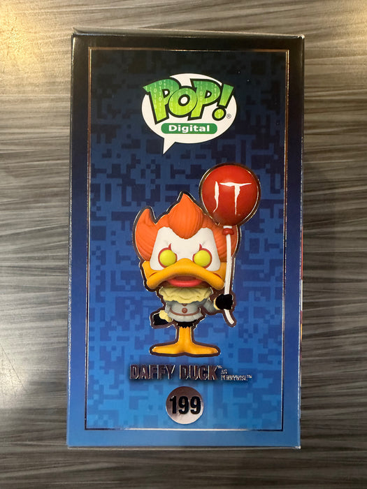 Funko POP! Digital: WB 100 - Daffy Duck as Pennywise (NFT Release 1900 PCS)(Damaged Box) #199