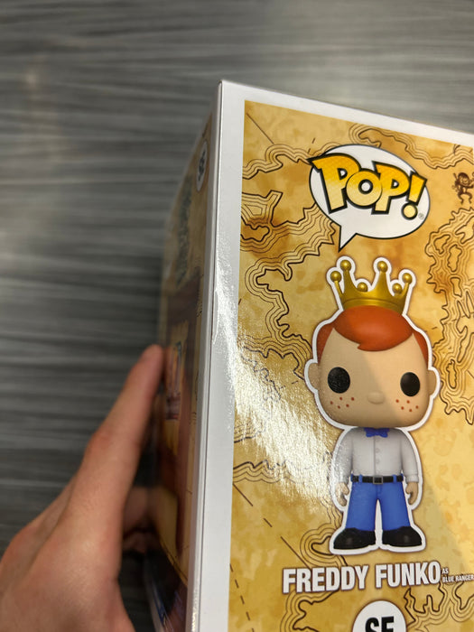Funko POP! Freddy Funko As Blue Ranger [Metallic] (2024 Funtastic Voyage Show Edition 500 PCS)(Damaged Box) #SE