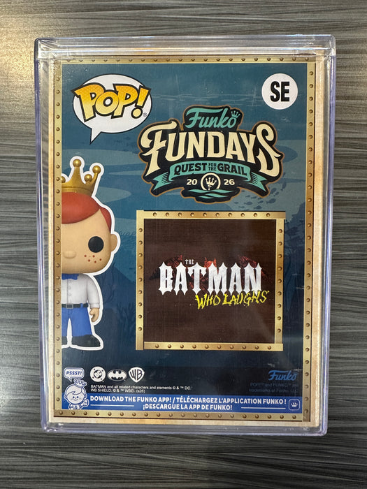 Funko POP! 2026 Fundays Quest For The Grail: Freddy Funko as The Batman Who Laughs [Black & White] (Funko Legendary/Show Edition)(1000 PCS)(Damaged Box)[B] #SE