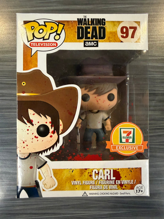 Funko POP! Television: The Walking Dead - Carl [Bloody](7-11)(Damaged Box) #97