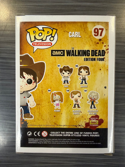 Funko POP! Television: The Walking Dead - Carl [Bloody](7-11)(Damaged Box) #97