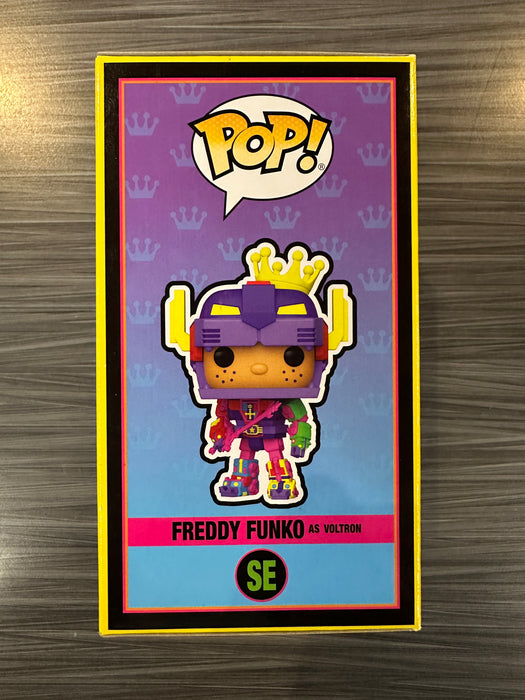 Funko POP! Funko: Freddy Funko As Voltron [Blacklight] (2025 Fundays Show/1500 PCS)(Damaged Box) #SE
