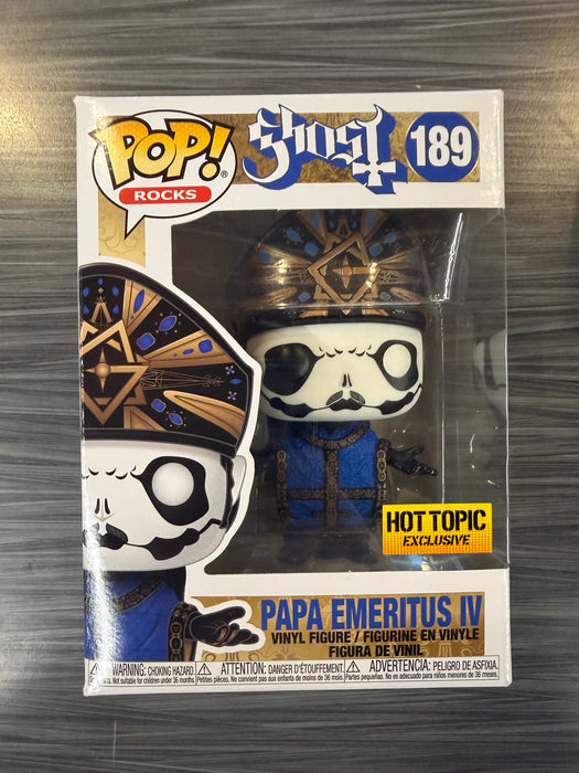 Funko POP! Rocks: Ghost - Papa Emeritus IV (Hot Topic)(Damaged Box*) #189