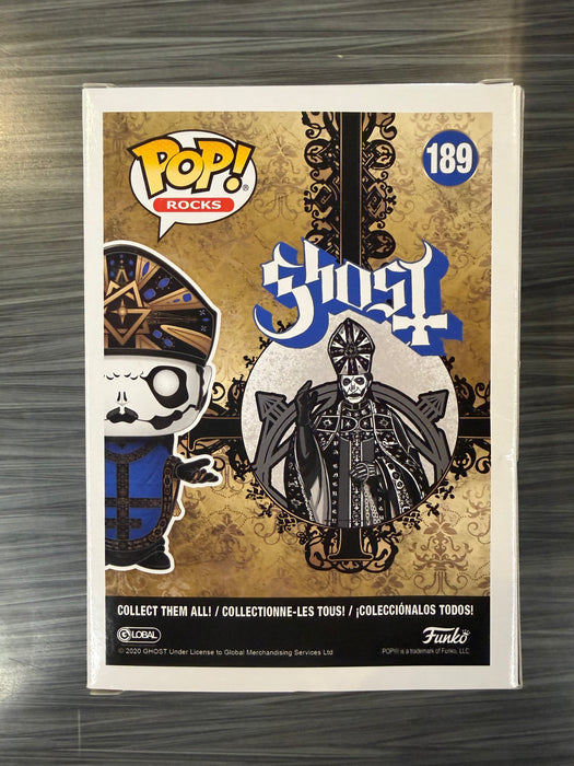 Funko POP! Rocks: Ghost - Papa Emeritus IV (Hot Topic)(Damaged Box*) #189