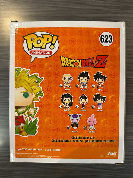 Funko POP! Animation: Dragon Ball Z - Legendary Super Saiyan Broly (Galactic Toys)(GiTD)(CHASE)(Damaged Box) #623