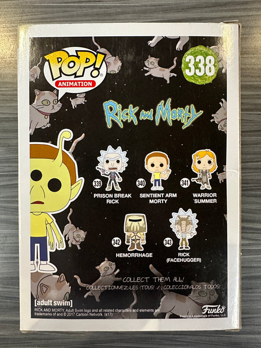 Funko POP! Animation: Rick And Morty - Alien Morty (2018 ECCC)(Damaged Box*) #338