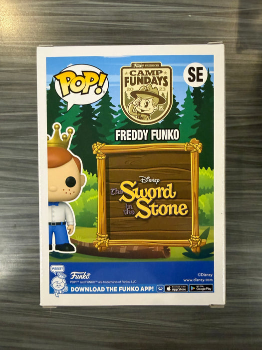 Funko POP! Camp Fundays: Freddy Funko As Merlin (Diamond)(2023 Camp Fundays Online Sticker)(500PCS)(Damaged Box) #SE