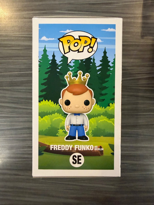 Funko POP! Camp Fundays: Freddy Funko As Merlin (Diamond)(2023 Camp Fundays Online Sticker)(500PCS)(Damaged Box) #SE