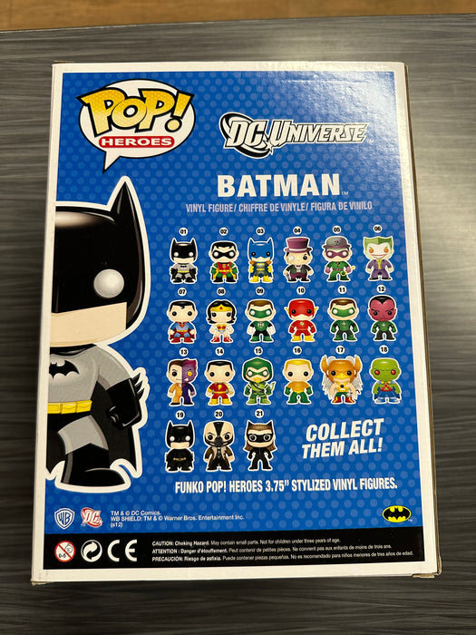 Funko POP! Heroes: DC Universe - Batman [9 inch] (CHASE/No Sticker)(Damaged Box)