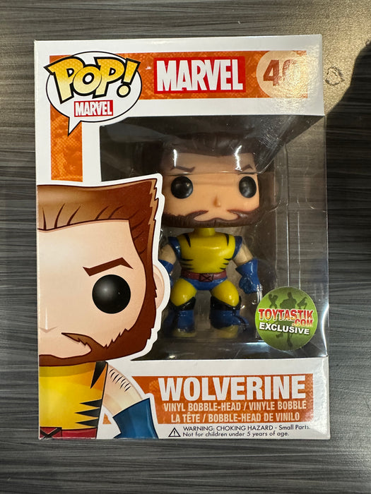 Funko POP! Marvel: Marvel - Wolverine  (Toytastik)(Damaged Box)[B] #40