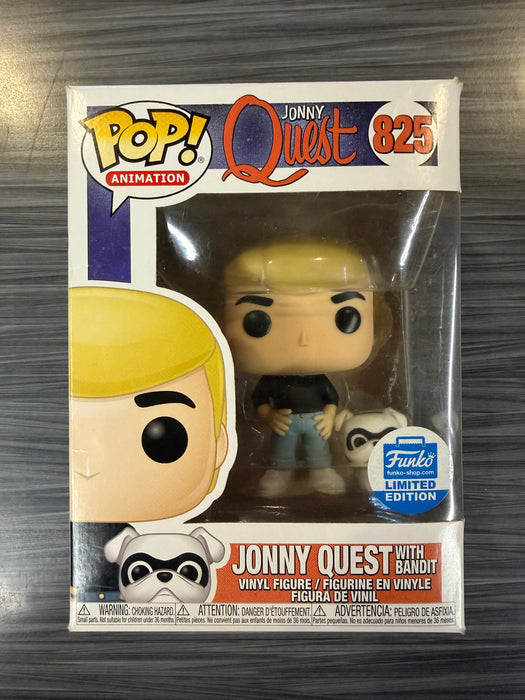 Funko POP! Animation: Jonny Quest - Jonny Quest with Bandit (Funko)(Damaged Box*) #825