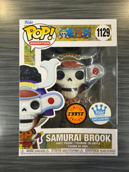 Funko POP! Animation: One Piece - Samurai Brook [Metallic](CHASE)(Funko)(Damaged Box)[A] #1129