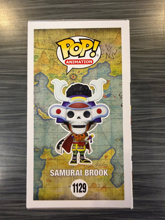 Funko POP! Animation: One Piece - Samurai Brook [Metallic](CHASE)(Funko)(Damaged Box)[A] #1129