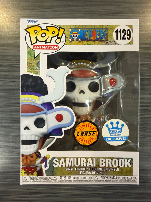 Funko POP! Animation: One Piece - Samurai Brook [Metallic](CHASE)(Funko)(Damaged Box)[B] #1129