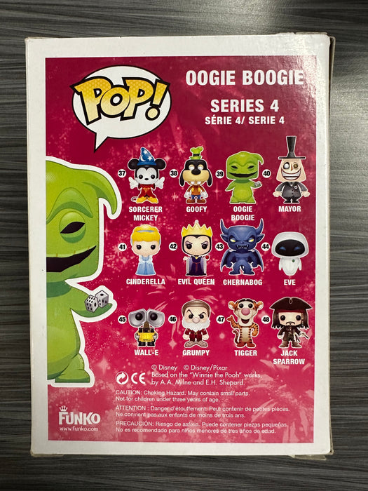 Funko POP! Disney: Oogie Boogie (GiTD)(SDCC)(480 PCS)(Damaged Box) #39