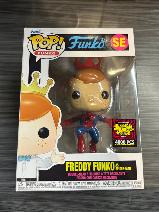 Funko POP! Funko: Freddy Funko As Spider-Man (Blacklight Battle)(4000PCS)(Damaged Box) [A] #SE