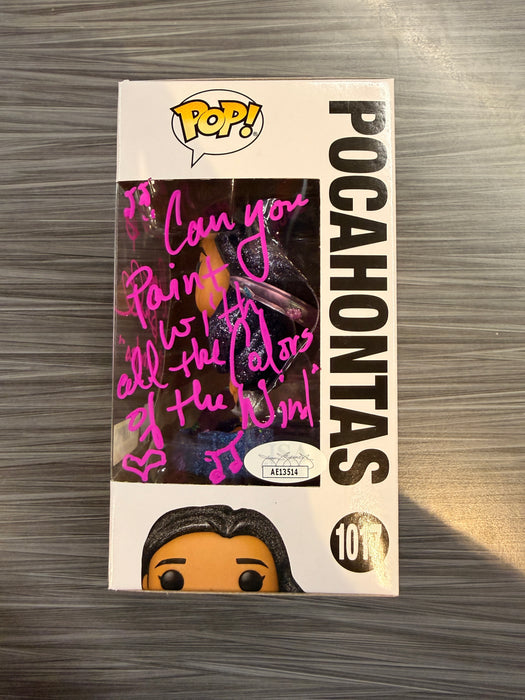 Funko POP! Disney: Princess - Pocahontas (Diamond)(Hot Topic)(Signed/Irene Bedard/JSA) #1017
