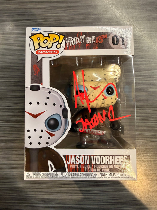 Funko POP! Movies: Friday The 13th - Jason Voorhees (Signed/Ari Lehman/OC) #01