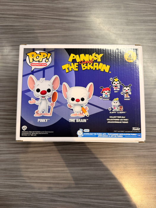 Funko POP! Animation: Pinky and The Brain (Signed/Rob Paulsen/OC](Damaged Box)[2-Pack]