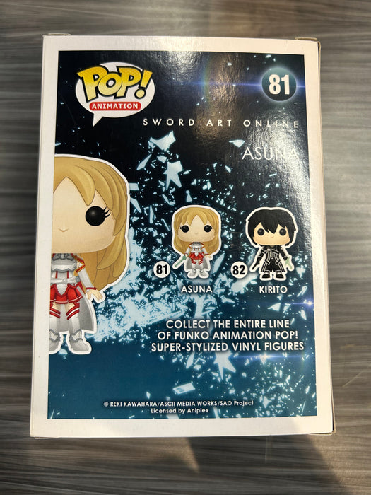 Funko POP! Animation: Sword Art Online: Asuna (Damaged Box)[C] #81