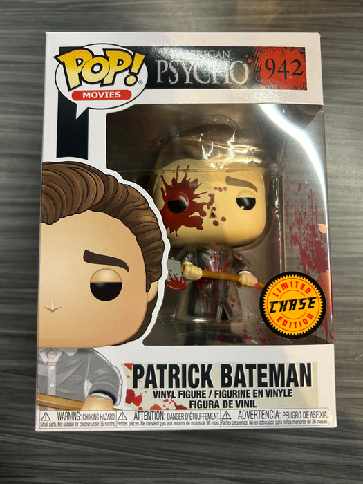 Funko POP! Movies: American Psycho - Patrick Bateman (CHASE)(Damaged Box) #942