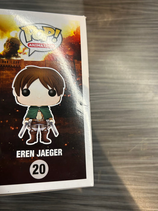 Funko POP! Animation: Attack on Titan - Eren Jaeger (Hot Topic Pre-Release)(Damaged Box) #20