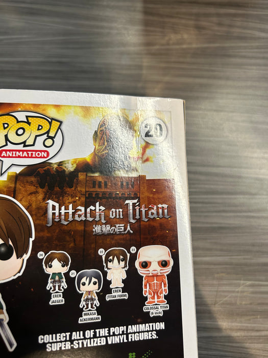 Funko POP! Animation: Attack on Titan - Eren Jaeger (Hot Topic Pre-Release)(Damaged Box) #20