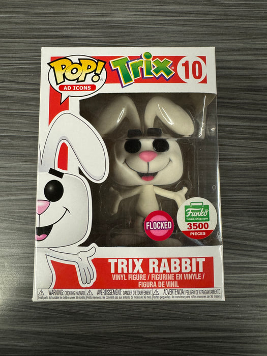 Funko POP! Ad Icons: Trix Rabbit (Flocked)(Funko 3500 PCS)(Damaged Box)[E] #10