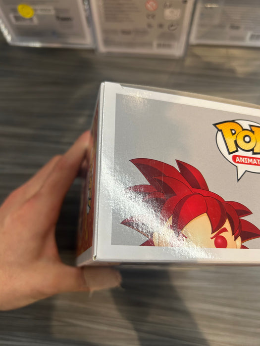 Funko POP! Animation: Dragonball Super - SSG Goku (2020 Summer Convention)(Damaged Box) #827