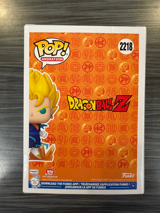 Funko POP! Animation: Dragon Ball Z - Super Saiyan Vegito (Funko Sticker/Pre-Release Chalice)(CHASE)(Damaged Box) #2218