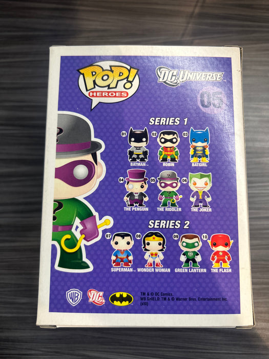 Funko POP! Heroes: DC Universe - The Riddler (Damaged Box) #05
