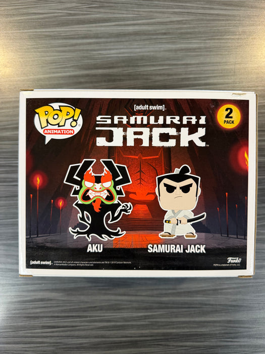 Funko POP! Animation: Aku & Samurai Jack - Samurai Jack (2019 Fall Convention)(Damaged Box) 2pack