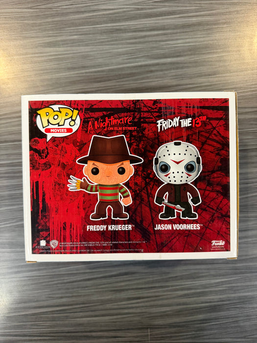 Funko POP! Movies: Freddy Krueger & Jason Voorhees [Bloody](Box Lunch)(Damaged Box) 2 Pack