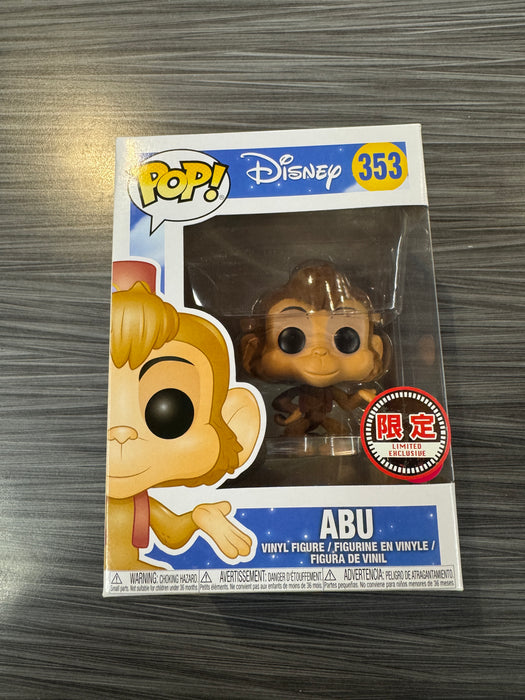 Funko POP! Disney: Abu (Flocked)(Limited Exclusive)(Damaged Box) #353